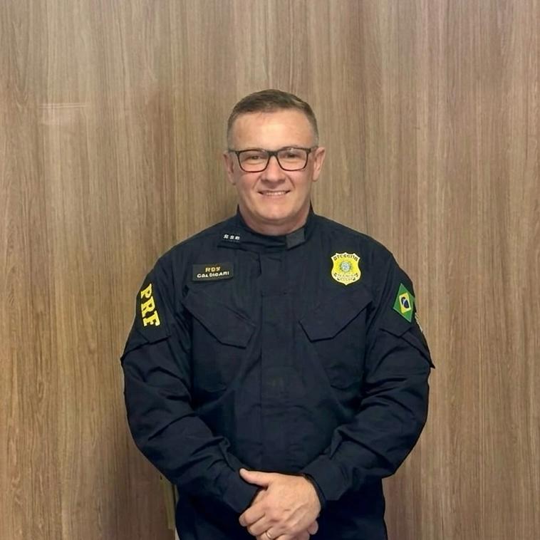 Capa PRF nomeia Rodrigo Garcia Calegari como novo chefe da Delegacia de Sarandi