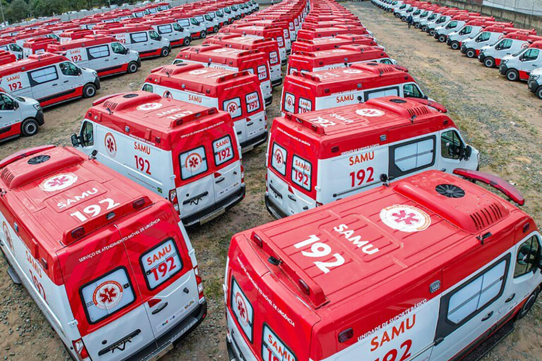Capa Frederico Westphalen é beneficiada com nova ambulância do SAMU