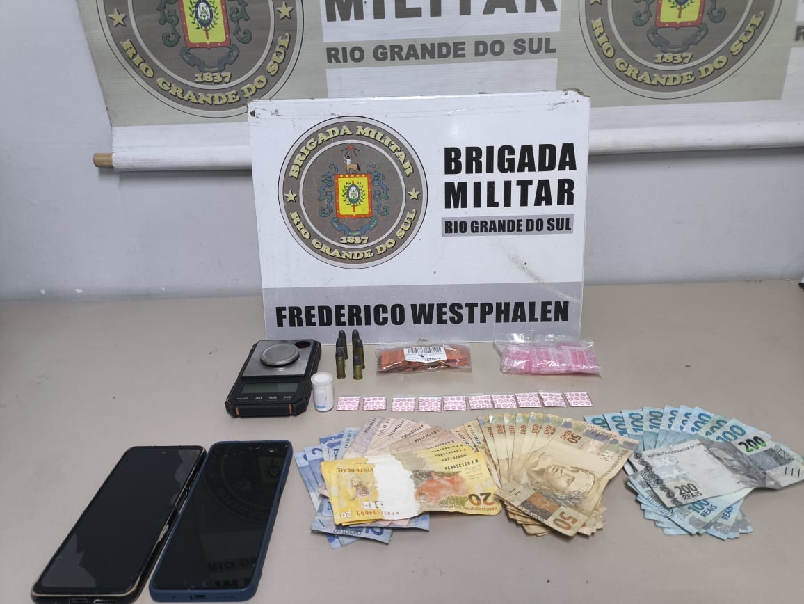 Capa Brigada Militar prende homem por tráfico de drogas em Frederico Westphalen