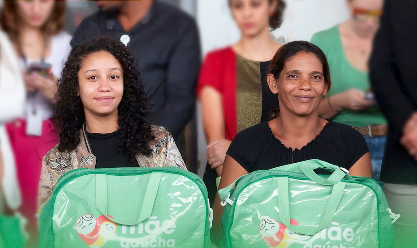 Capa Programa Estadual Mãe Gaúcha oferece kits nascidos a gestantes em situação de vulnerabilidade social