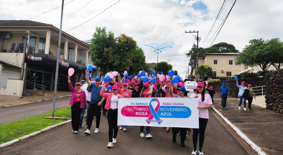 Capa Caminhada da Prevenção mobiliza Pinhal pela saúde