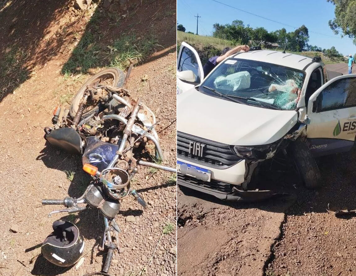 Capa Morre homem ferido em colisão contra veículo na ERS-587, em Seberi