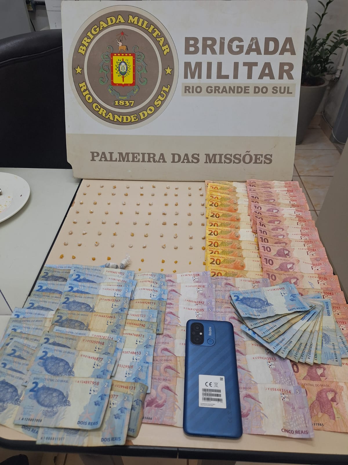 Capa Homem é preso por tráfico de drogas em Palmeira das Missões