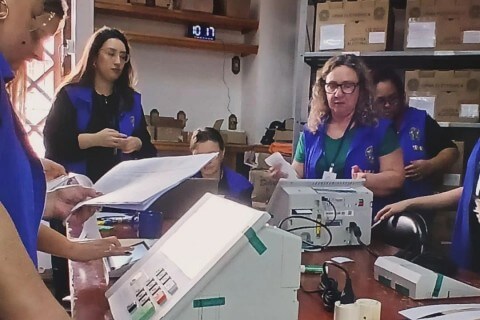 Capa Cartório Eleitoral de Palmeira das Missões fazem auditoria das urnas eletrônicas