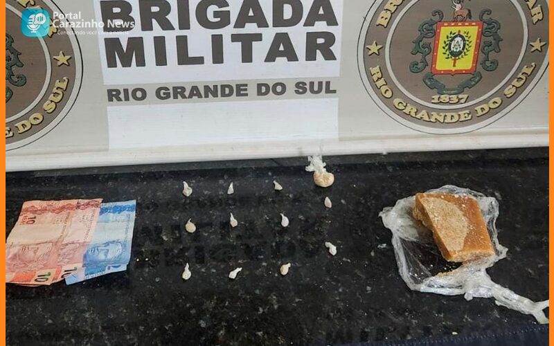 Capa Homem é preso por tráfico com mais de 200 gramas de crack no bairro Princesa, em Carazinho