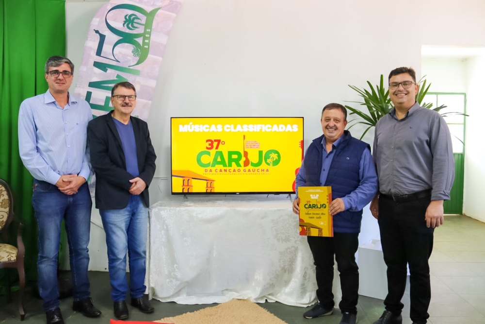 Capa 37º Carijo da Canção Gaúcha anuncia músicas classificadas
