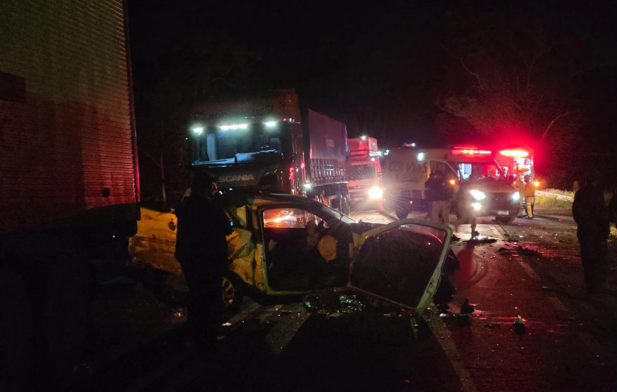 Capa Colisão na BR-386 deixa uma pessoa morta e seis feridas no Norte do RS