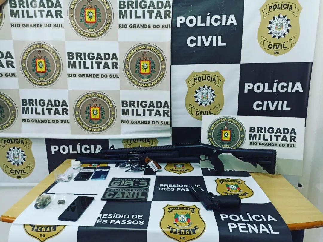 Capa Agentes de polícia desencadeiam Operação Ângico em Tenente Portela, Três Passos e Braga