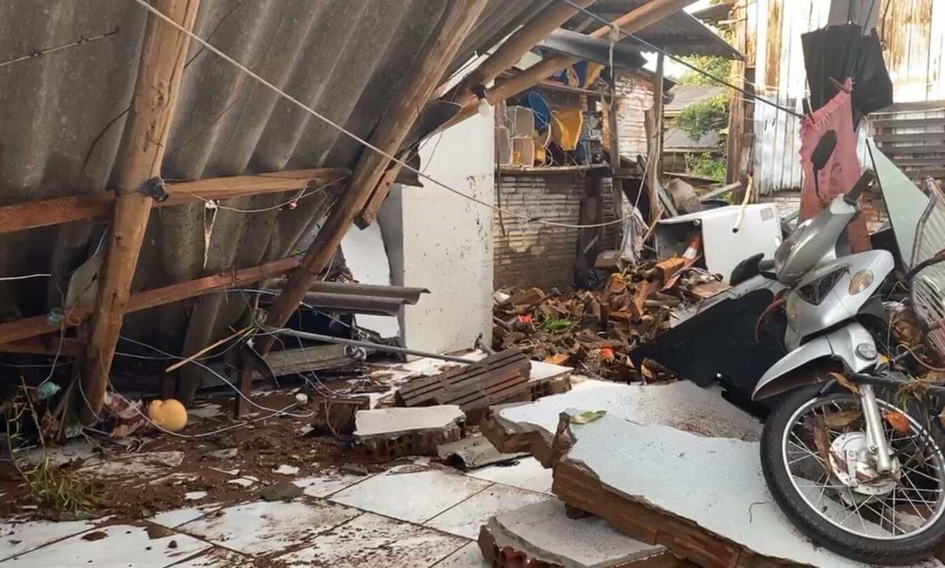 Capa Mais de 70 pessoas estão desalojadas em Frederico Westphalen