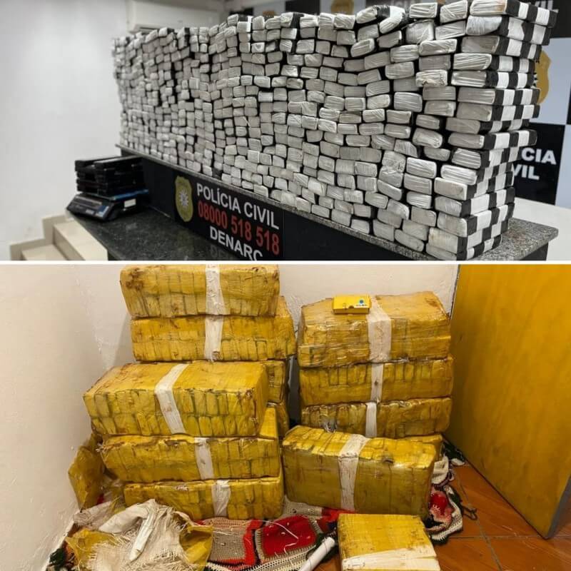 Capa Polícia Civil prende trio com 325 Kg de maconha próximo à Universidade