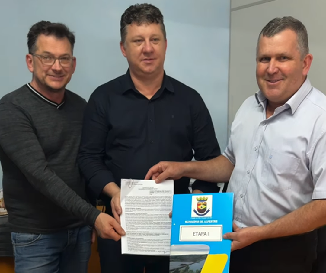 Capa Alpestre inicia primeira etapa de pavimentação asfáltica com Santa Catarina