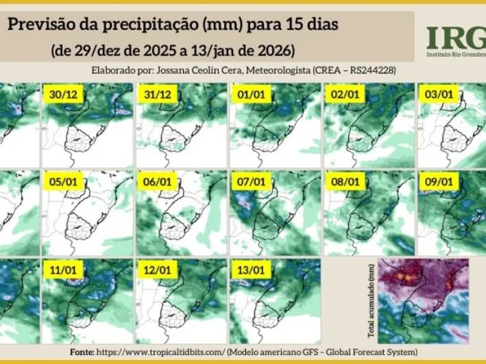 Capa O RS começa 2026 com chuvas, mas a estabilidade retorna no dia 3