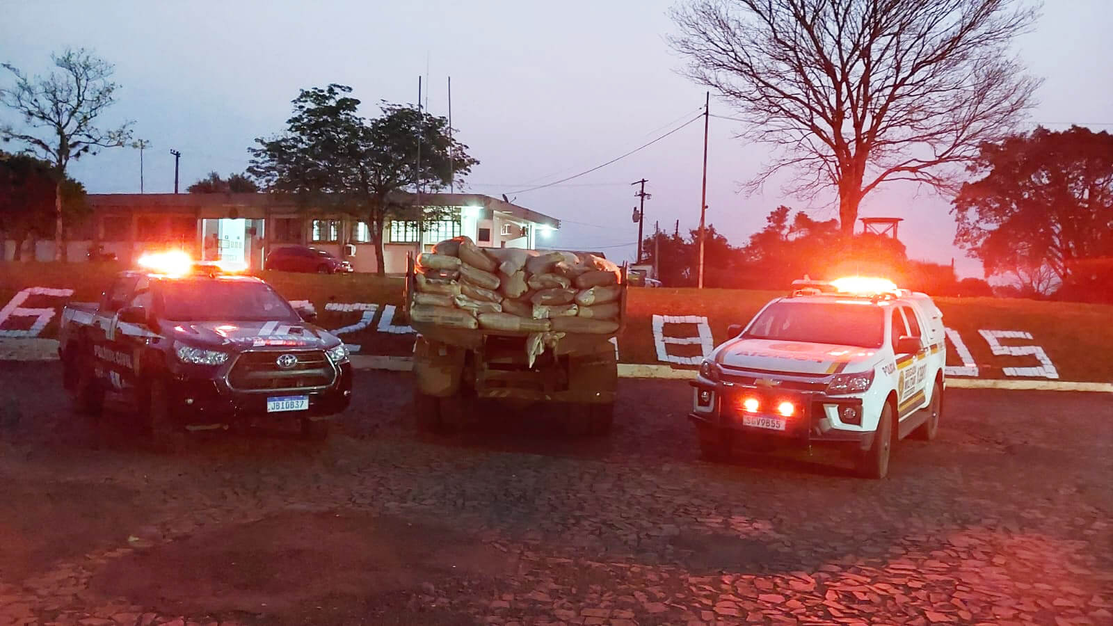 Capa Brigada Militar realiza grande apreensão de soja em Tiradentes do Sul