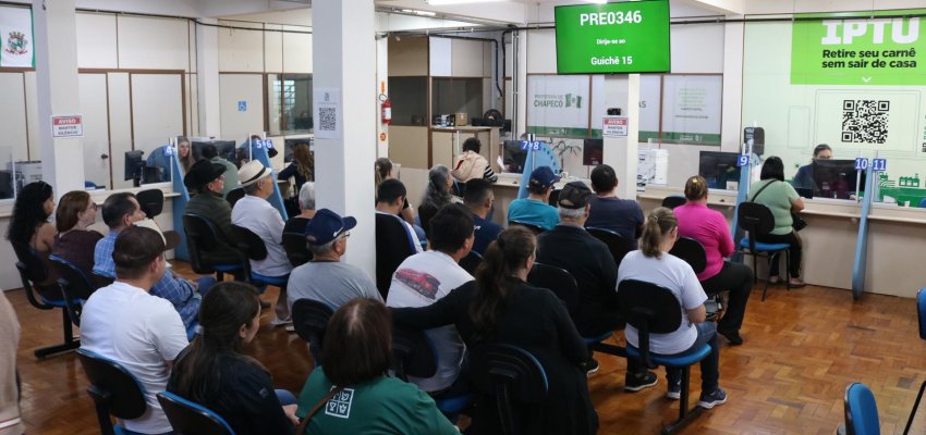 Capa Prazo para pagamento do IPTU 2026 com 5% de desconto termina na quarta-feira (20) em Chapecó