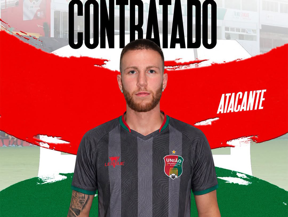 Capa União Frederiquense anuncia atacante Joesley como reforço para a temporada