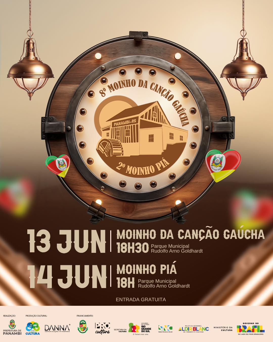 Capa Moinho da Canção Gaúcha retorna a Panambi com recorde de inscrições e entrada gratuita