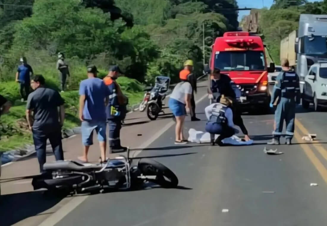 Capa Adolescente que dirigia motocicleta morre em acidente em Erechim