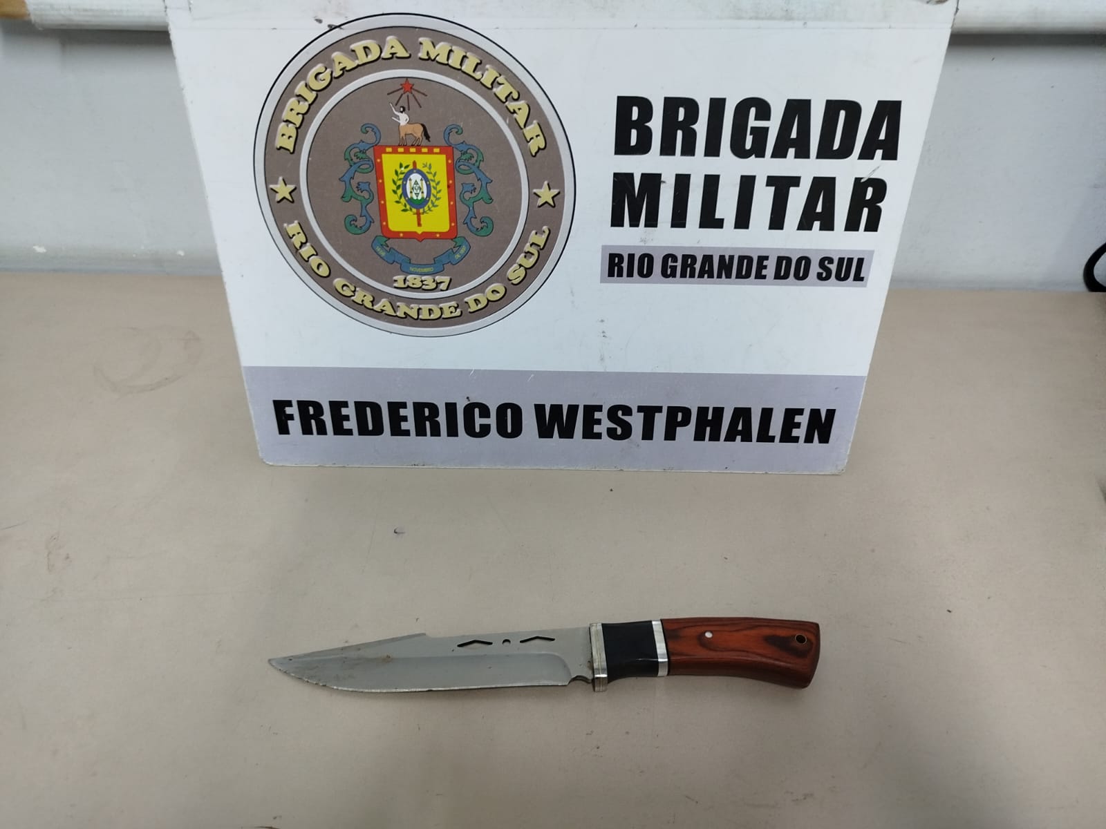 Capa Brigada Militar prende autor de homicídio em Frederico Westphalen
