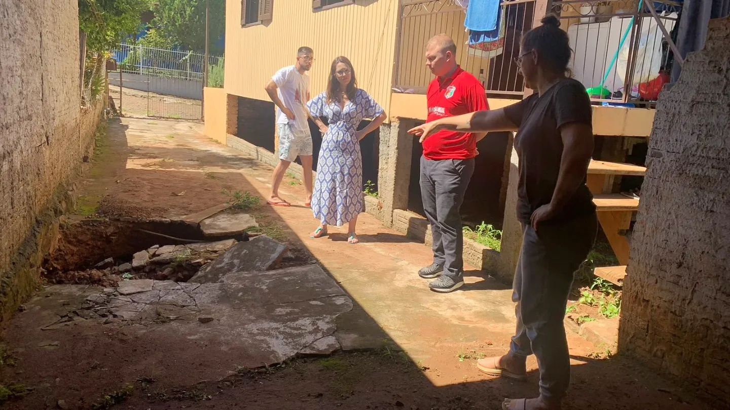 Capa Vereadores visitam famílias atingidas pelos históricos alagamentos em Frederico Westphalen