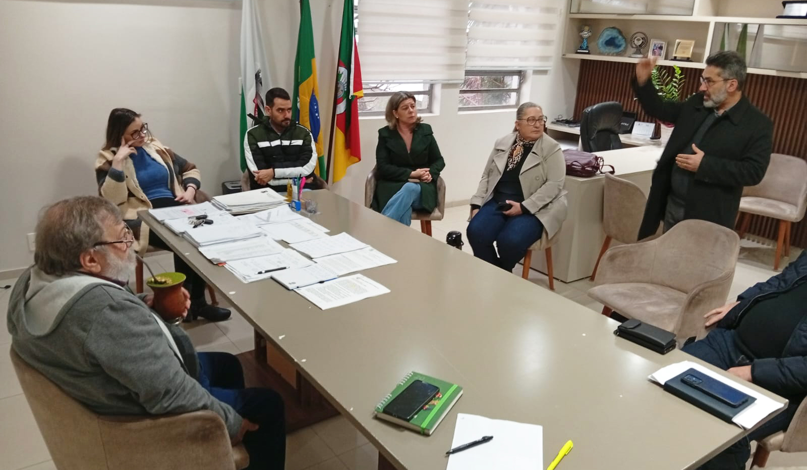 Capa Prefeito de Frederico Westphalen recebe lideranças do HDP para alinhar ações de reestruturação do hospital