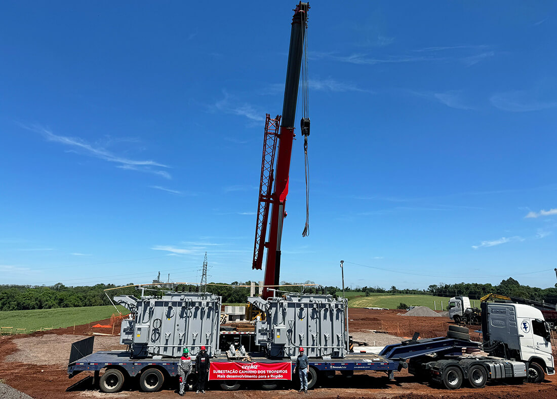 Capa Creluz avança na construção da Subestação Caminho dos Tropeiros