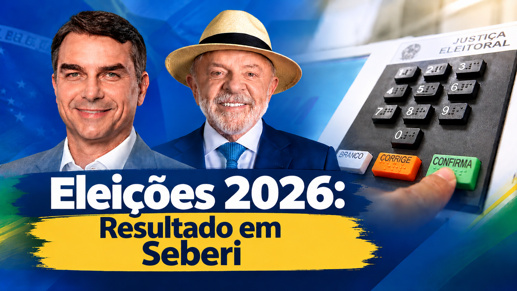 Capa Flávio Bolsonaro vence Lula em Seberi com 62,49% dos votos válidos
