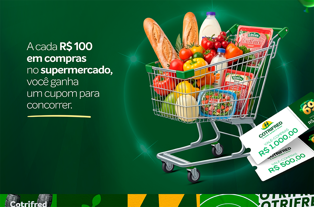 Capa Cotrifred define cronograma de sorteios da campanha “Sorte é Cooperar”