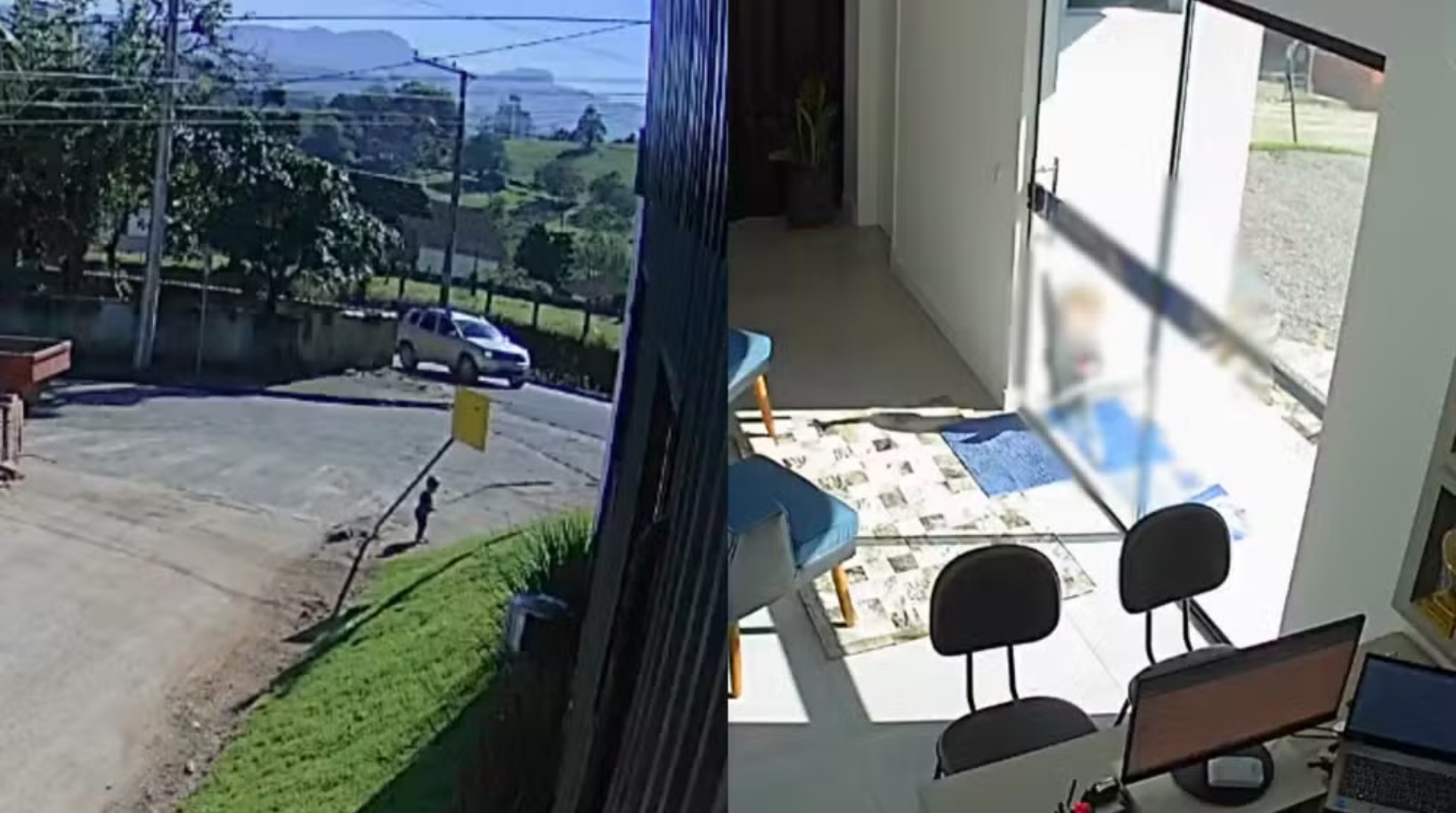Capa Bebê de 1 ano e 6 meses foge da creche e caminha sozinho até trabalho da mãe em SC