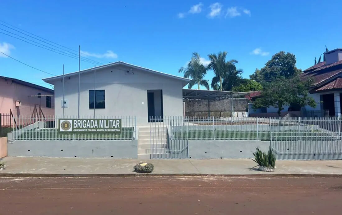 Capa Brigada Militar de Redentora é revitalizada