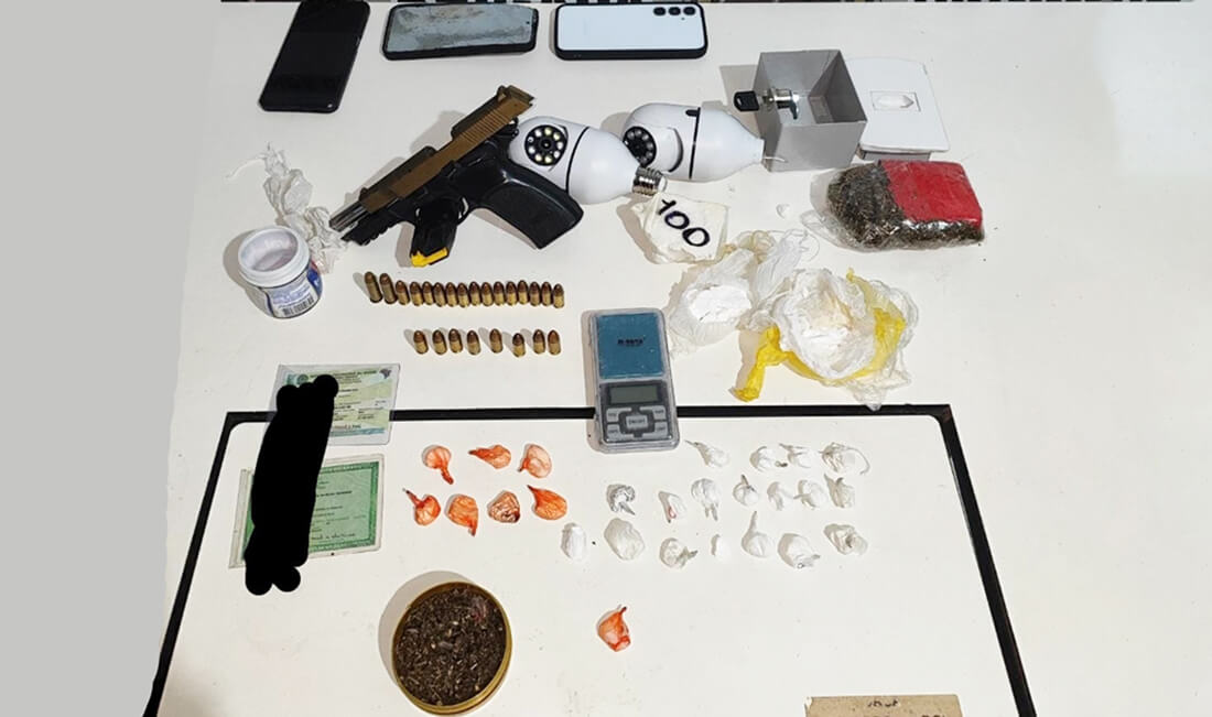 Capa Trio é preso com drogas e armas em ação da Brigada Militar em Cerro Largo
