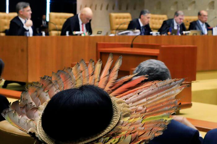 Capa STF retoma nesta quarta julgamento do marco temporal