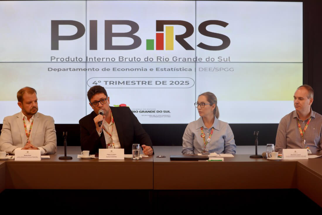 Capa Produto Interno Bruto do Rio Grande do Sul cresce 0,9% em 2025