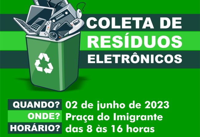 Capa Tenente Portela: Coleta de resíduos eletrônicos ocorrerá em 2 de junho