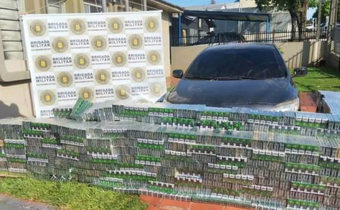 Capa Homem é preso com carga de cigarros em Horizontina
