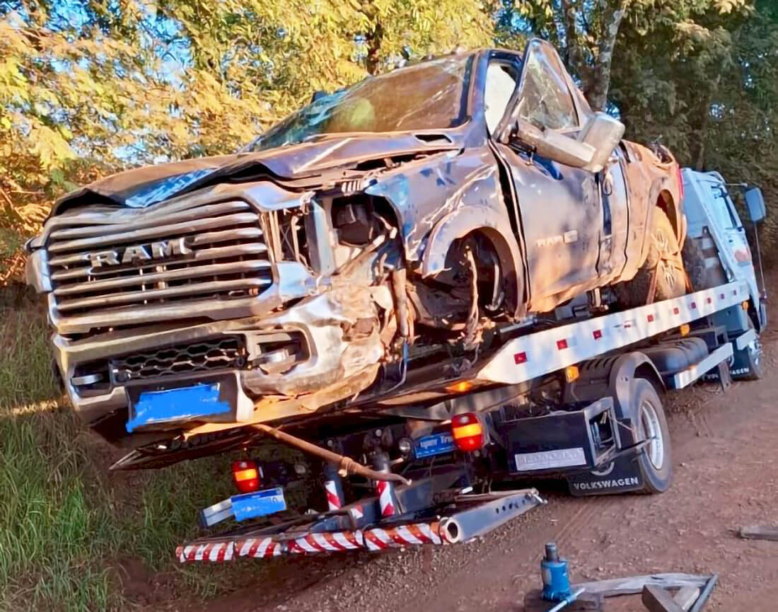 Capa Cantor Baitaca sofre acidente de trânsito em Entre-Ijuís