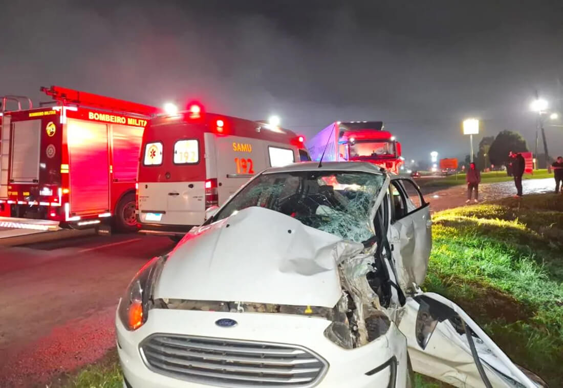 Capa Homem morre em acidente na BR-285, em Ijuí