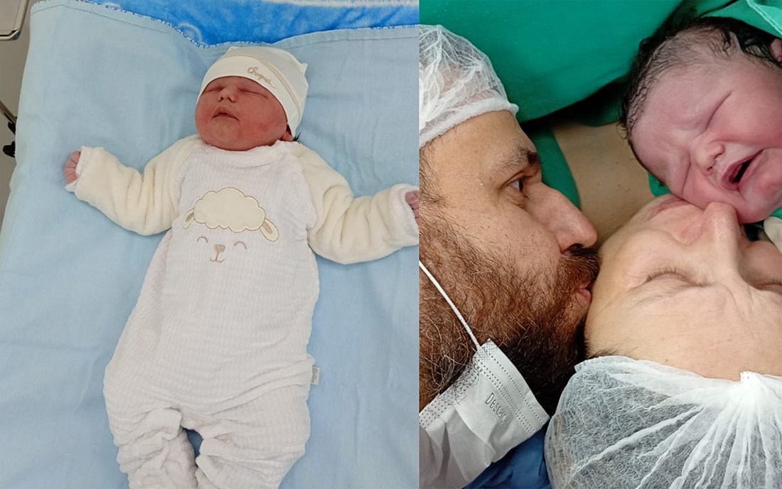 Capa Nascimento de bebê com mais de 5 quilos surpreende equipe médica em Santo Augusto