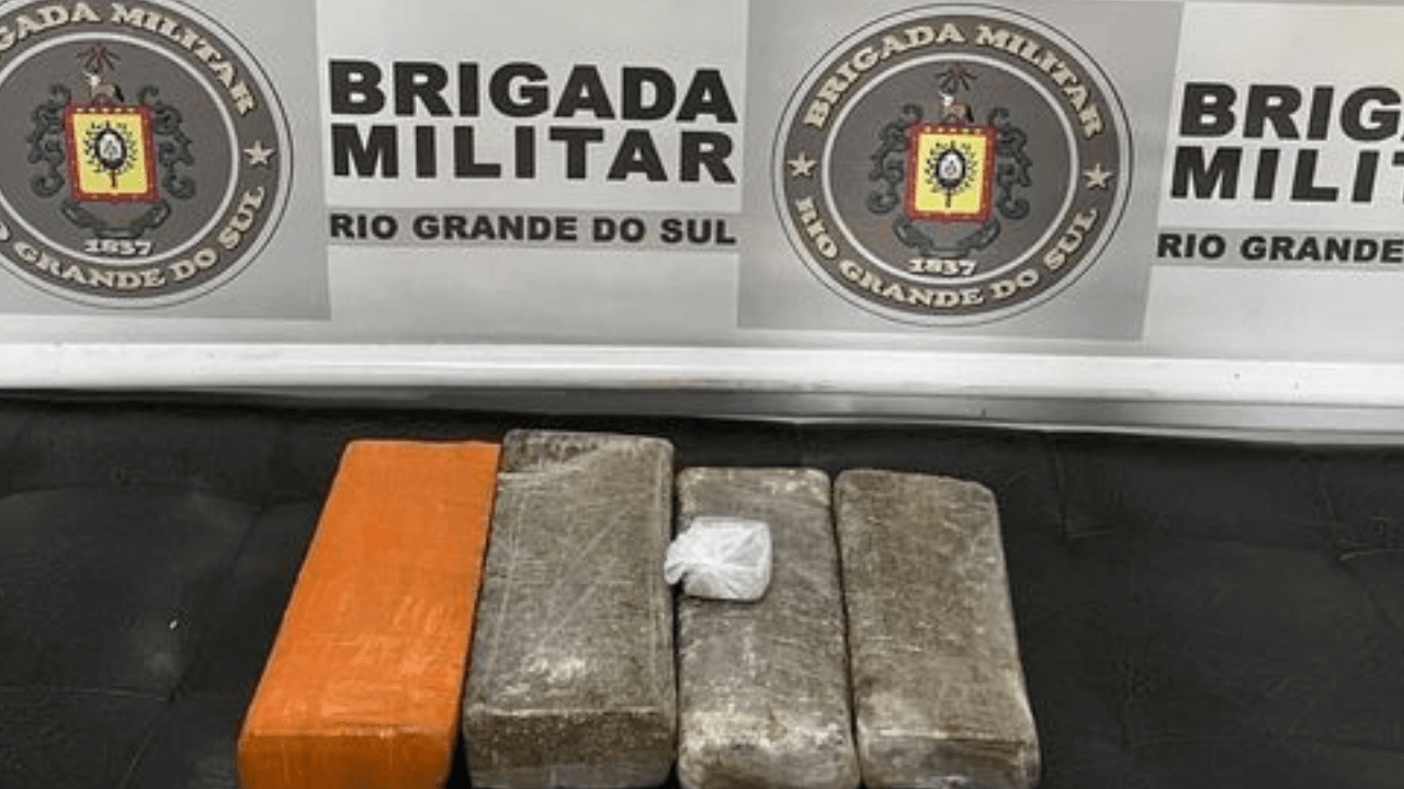 Capa BM prende homem por tráfico de drogas em Redentora
