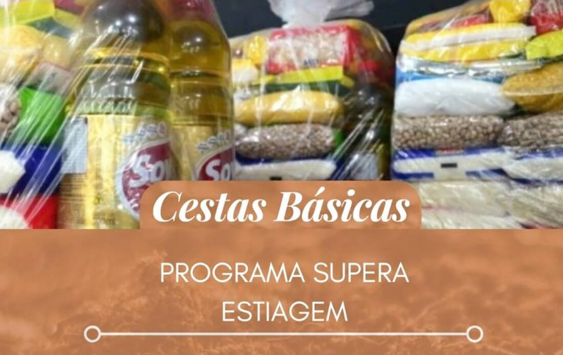 Capa Rodeio Bonito recebe 150 cestas básicas pelo Programa Supera Estiagem