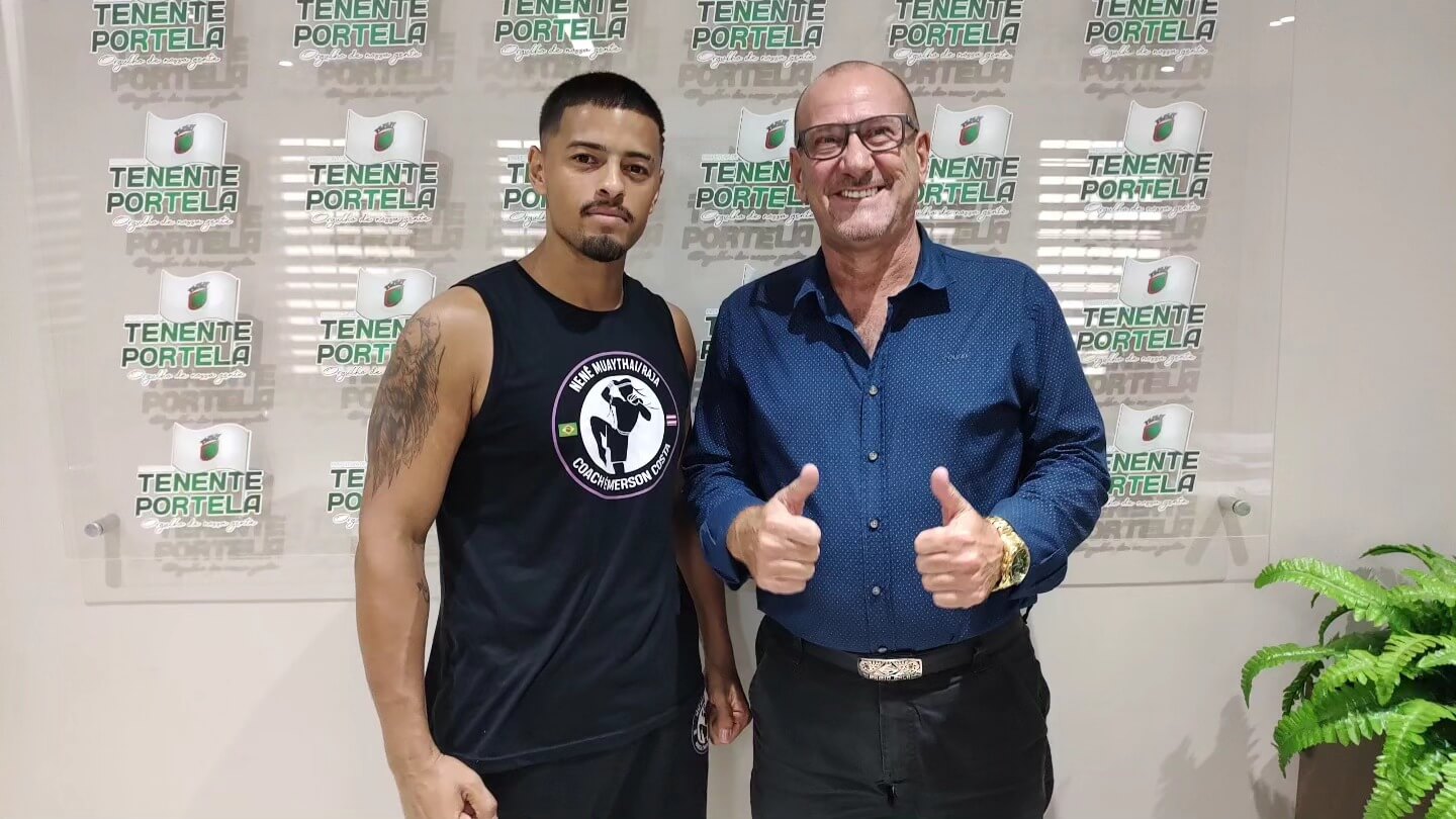 Capa Tenente Portela: atleta conta com o apoio do município para luta que ocorre em Chapecó