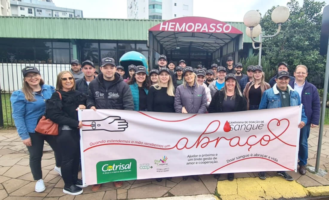Capa Cotrisal promoverá campanha de doação de sangue para celebrar o Dia Internacional do Cooperativismo