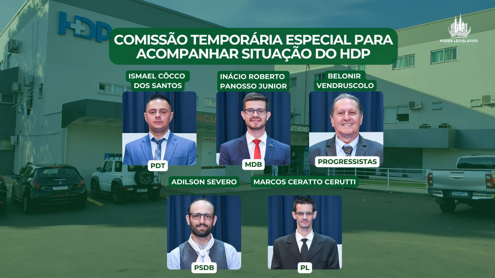 Capa Câmara define membros de Comissão Temporária Especial para acompanhar situação do Hospital Divina Providência