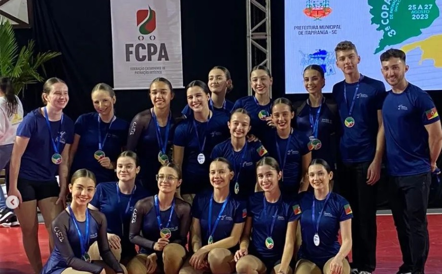Capa Clube Magia da Patinação é destaque na Copa Oeste em Itapiranga