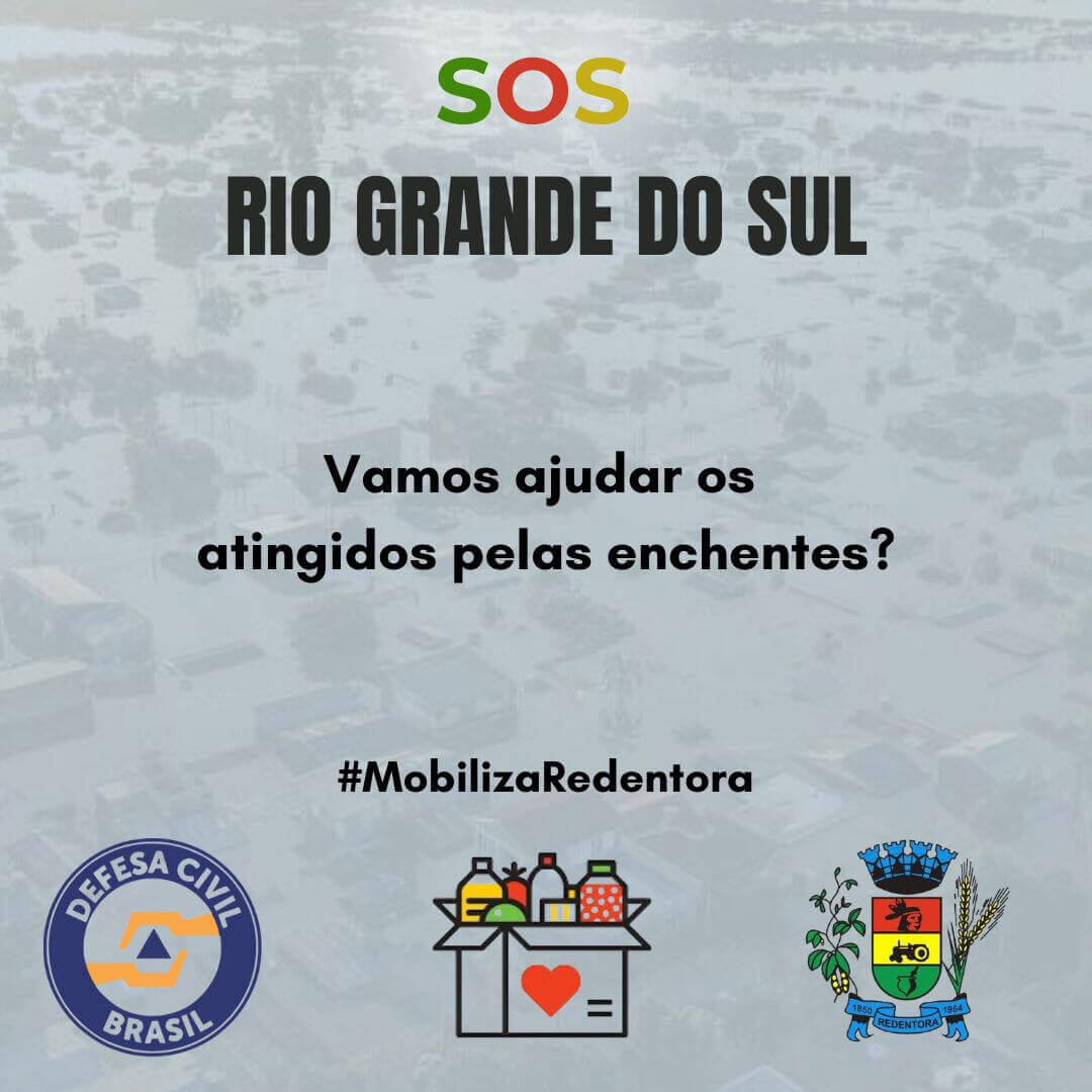 Capa Redentora se mobiliza em campanha de doações para atingidos pela enchente