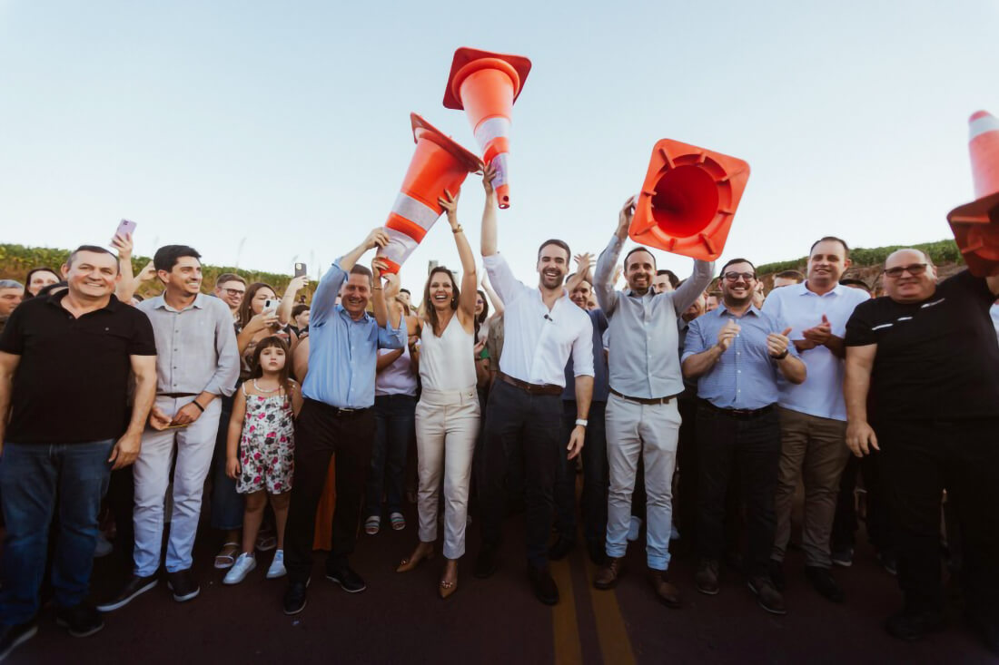 Capa Governador inaugura pavimentação do acesso entre Campinas do Sul e Cruzaltense