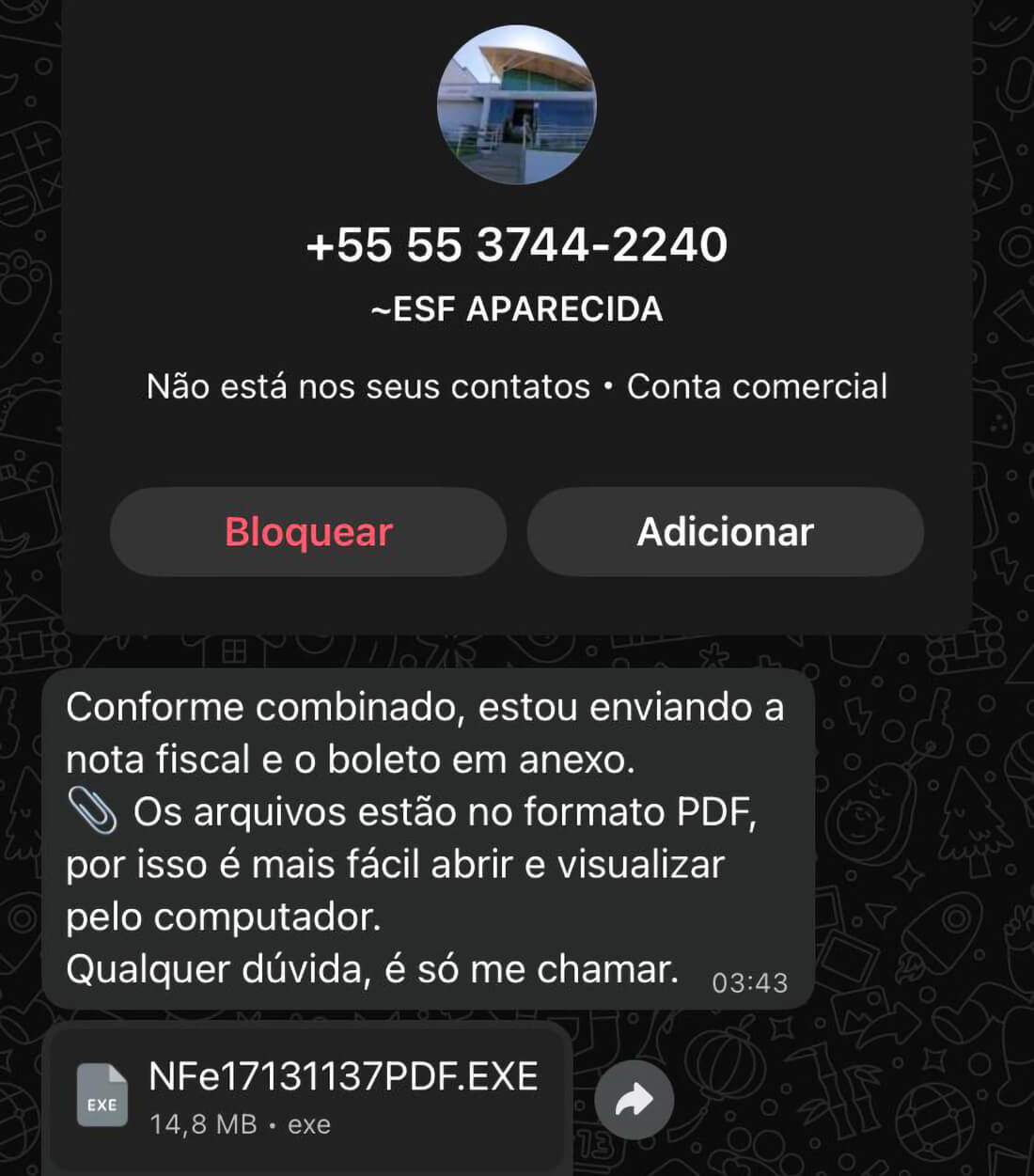 Capa Posto de Saúde de Frederico Westphalen alerta para novo golpe digital