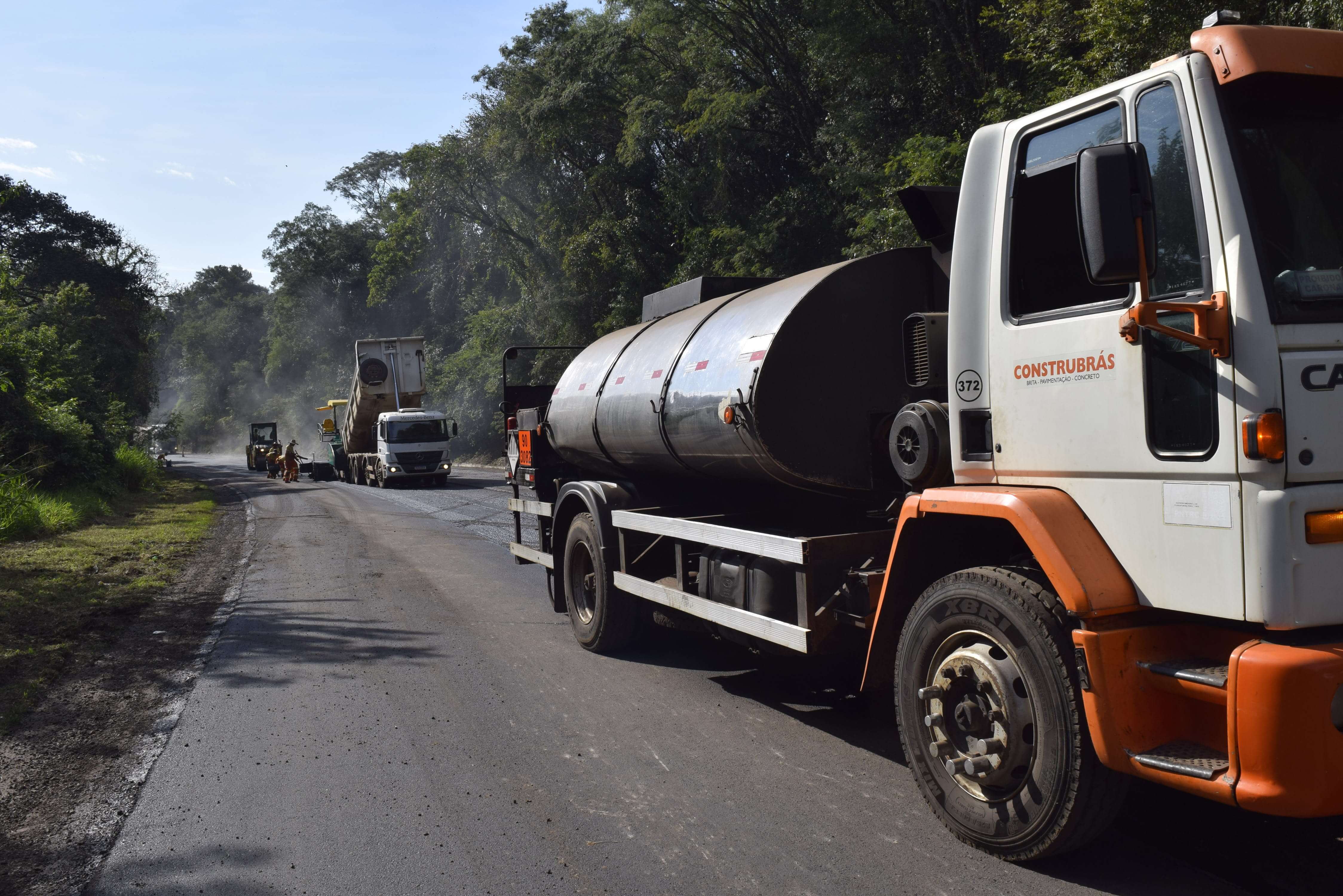 Capa Trecho da BR-386 passa por obras em Iraí