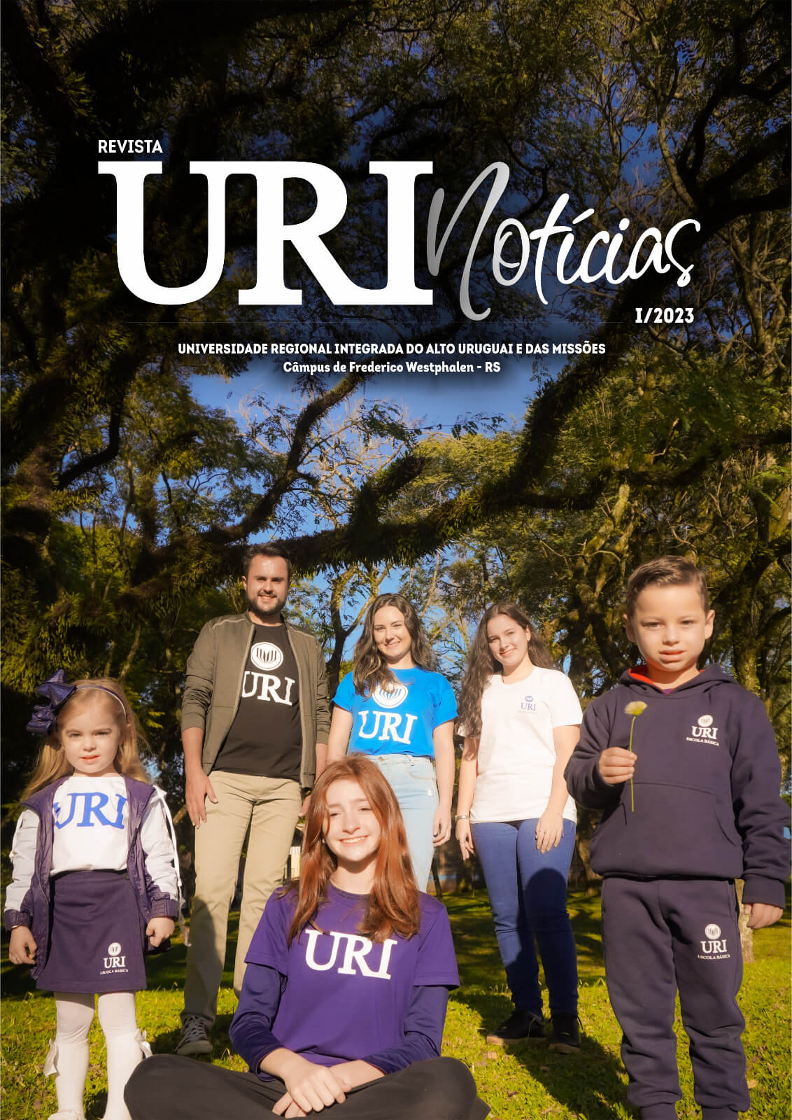 Capa URI Notícias: universidade lança revista semestral