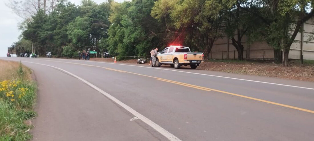Capa Motociclista morre em grave acidente na RS-142