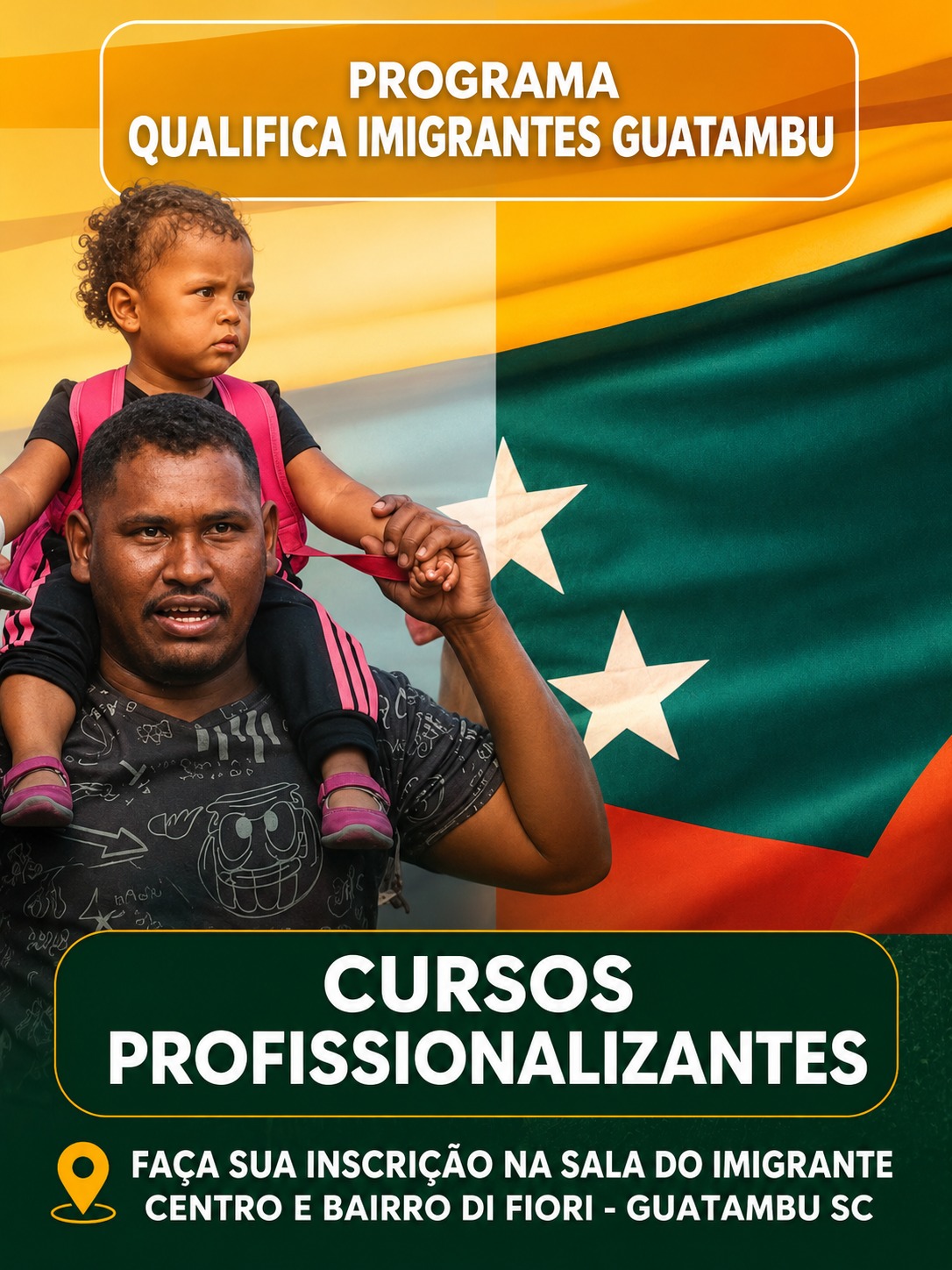 Capa Guatambu lança programa de qualificação profissional voltado à população imigrante